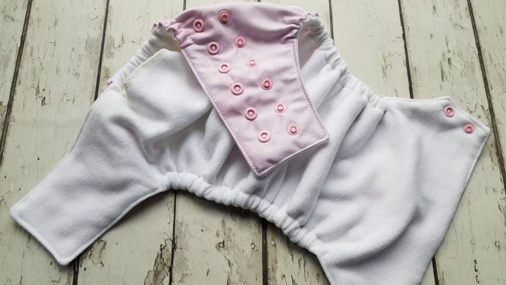 One Size Side Snap Pocket Cloth Diaper Cookies and Cocoa 10-48 lbs