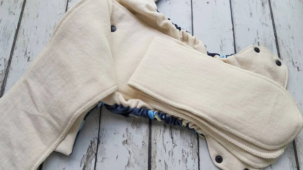 Organic Side Snap All in One Cloth Diaper Maui AIO PUL Sized