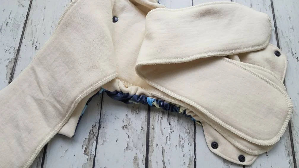 Organic Side Snap All in One Cloth Diaper Maui AIO PUL Sized