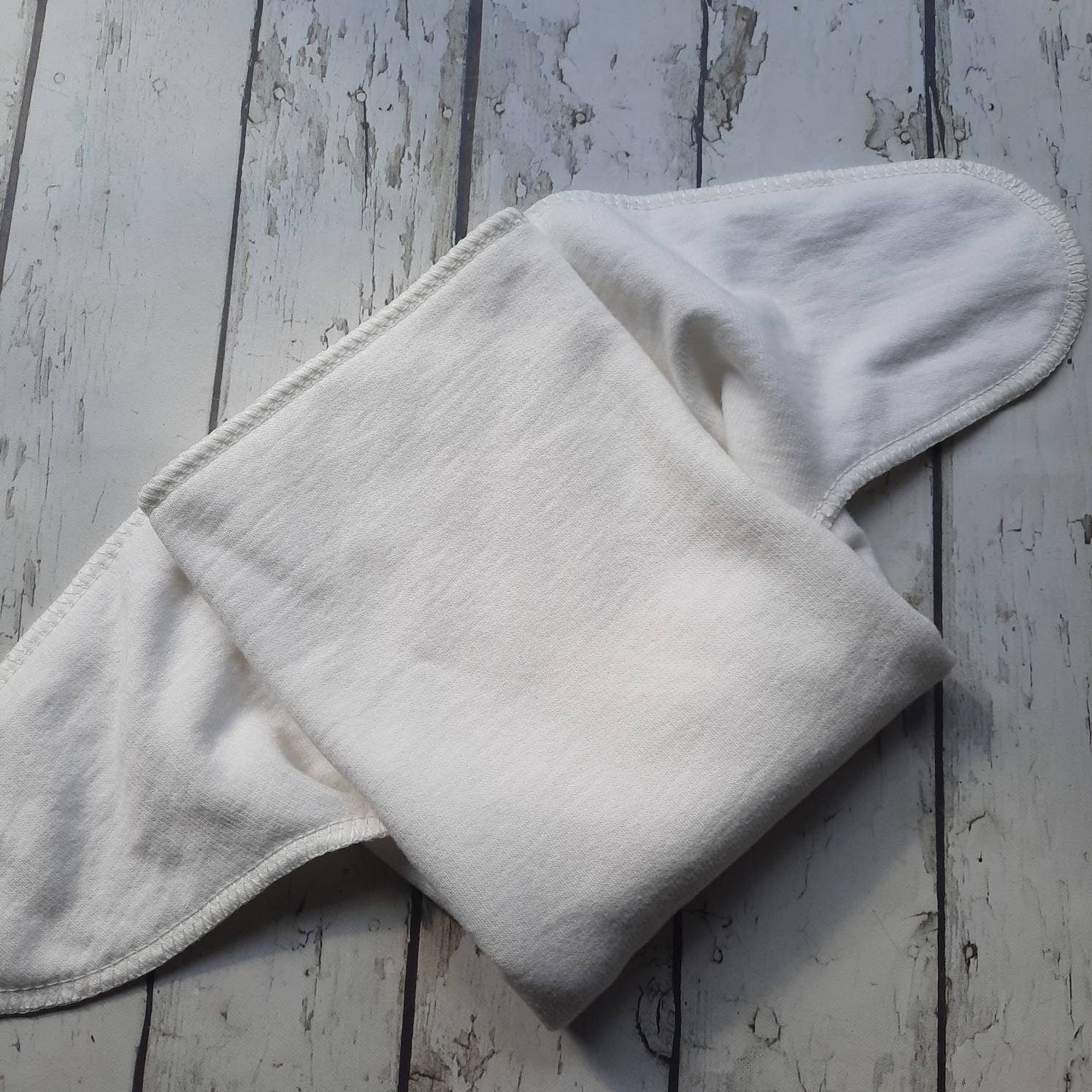 One Size Newborn Toddler Organic Bamboo/Hemp Winged Prefold Cloth Diaper Stretchy Preflat