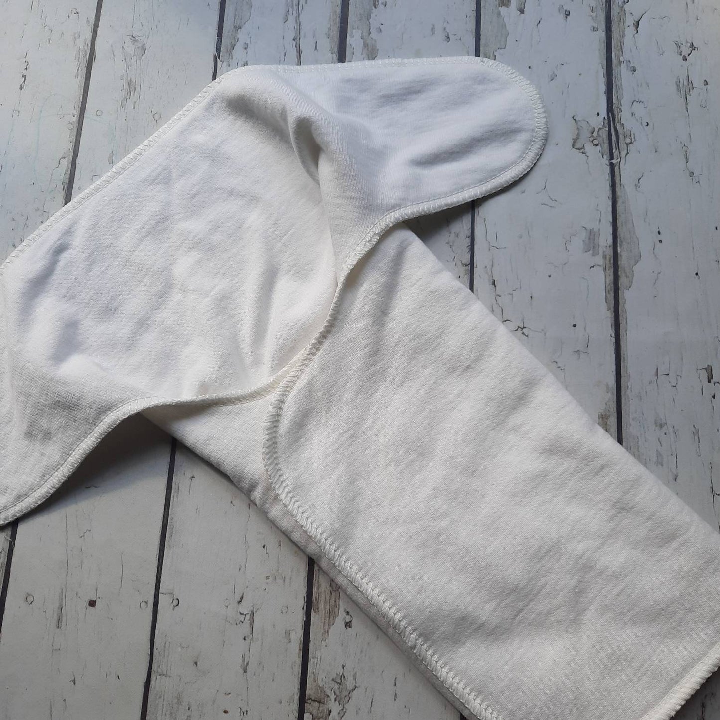 One Size Newborn Toddler Organic Bamboo/Hemp Winged Prefold Cloth Diaper Stretchy Preflat
