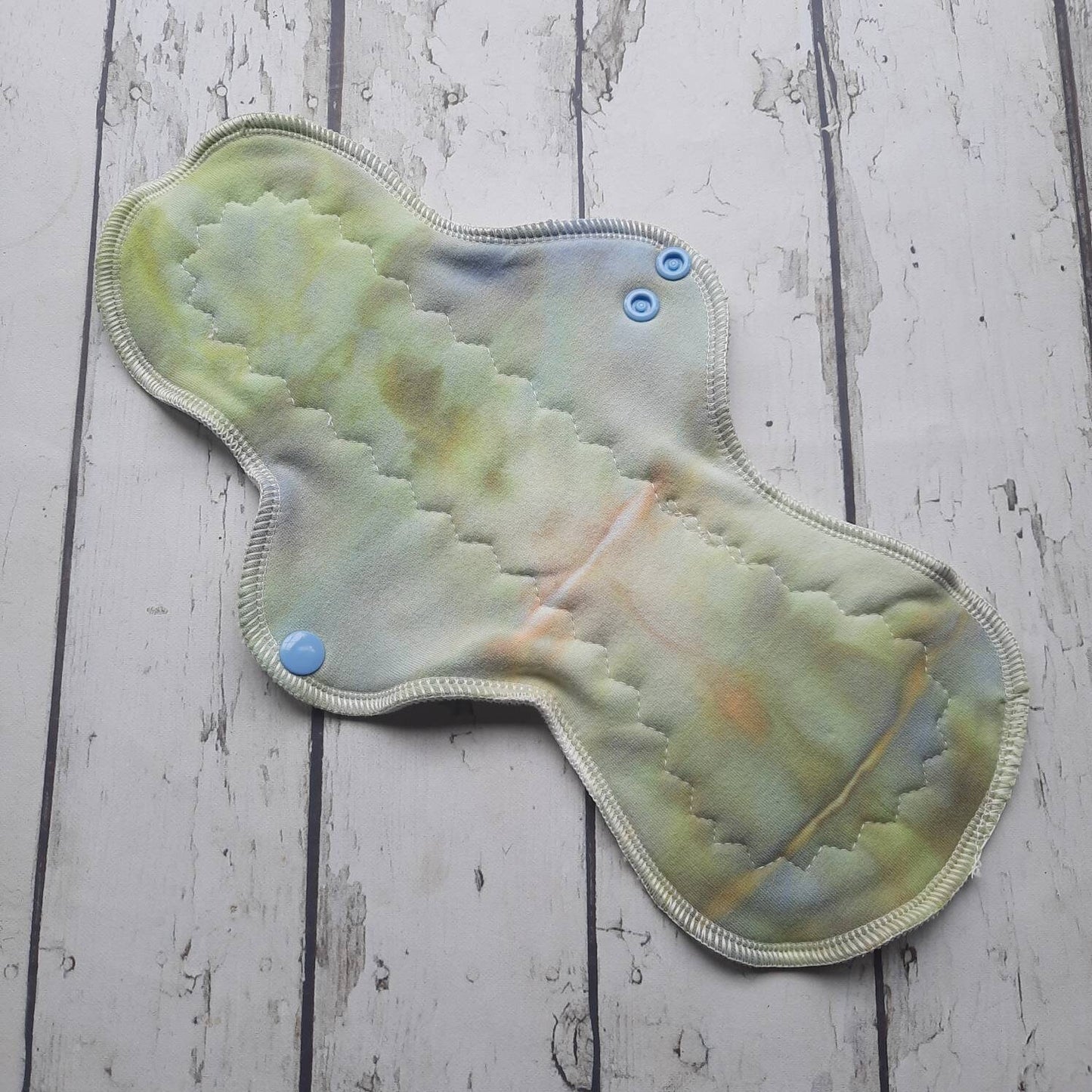 12 Inch Hand-Dyed Organic Bamboo Cloth Menstrual Pad Feminine Hygiene Heavy Overnight